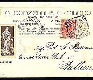 ab2193 - CARTOLINA D'EPOCA - MILANO Città : Pubblicitaria