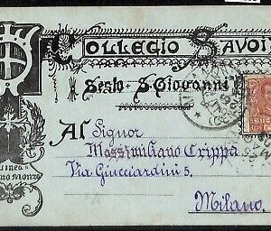 ab2208 - CARTOLINA D'EPOCA - MILANO Città : Pubblicitaria