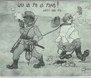 91999 - CARTOLINA d'Epoca - Militare I Guerra SATIRICA - Illustrata GREZZOTTI