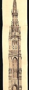 ab1295 - CARTOLINA D'EPOCA - MILANO Città :  Il Campanile di Milano