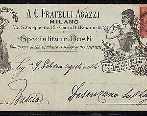 ab2219 - CARTOLINA D'EPOCA - MILANO Città : Pubblicitaria