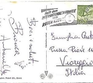 14971 - SWITZERLAND - POSTAL HISTORY - MEDICINE - RED CROSS: postmark 1950