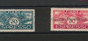 47733 - ITALIA : FIUME  - VARIETA' - Sassone Espressi 5p / 6p NON  LINGUELLATI