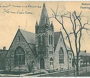25340 - USA -VINTAGE POSTCARD: NEW JERSEY : FLEMINGTON - METHODIST CHURCH 1906