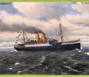 af7206 - VINTAGE POSTCARD  Ansichtskarten - SHIP   S/S "Moltke"  NAVI