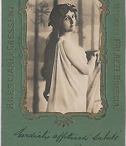 43711   CARTOLINA d'Epoca - BRESCIA Città - PUBBLICITARIA 1902 - BELLA!!