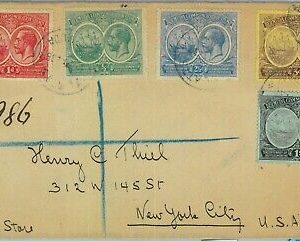 BK0408 - BERMUDA - POSTAL HISTORY - Registered COVER to the USA 1923