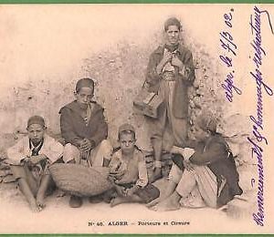 ah2412 - ALGERIA - VINTAGE POSTCARD  - 1902 - ETHNIC