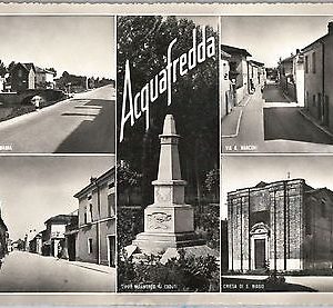 43721  CARTOLINA d'Epoca - BRESCIA  - Acquafredda 1964