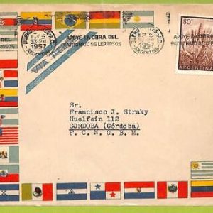 af9486 - ARGENTINA  - POSTAL HISTORY - Cover - 1957, MEDICINE