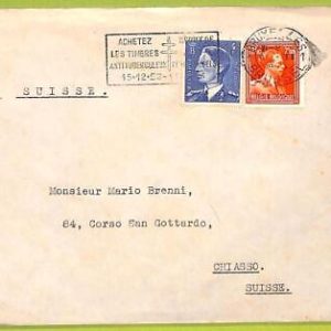 af9501 - BELGIUM - POSTAL HISTORY - Cover - 1952,  MEDICINE