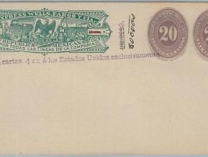77201 - MEXICO - POSTAL HISTORY -  POSTAL STATIONERY Cover H & G #  31  Eagles