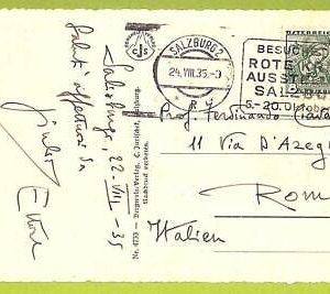 af9799 - AUSTRIA - POSTAL HISTORY - Postcard - 1935, MEDICINE Red Cross