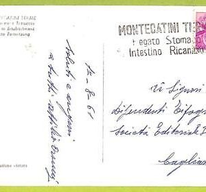 af9598 - ITALY - POSTAL HISTORY - Postcard - 1961, MEDICINE