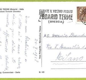 af9600 - ITALY - POSTAL HISTORY - Postcard - 1958, MEDICINE