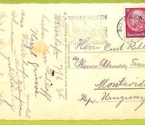 af9515 - GERMANY - POSTAL HISTORY - Postcard - 1935,MEDICINE