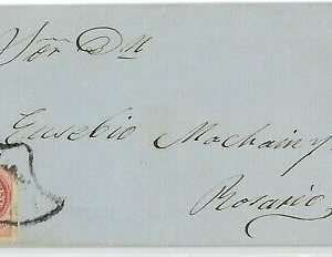 BK1763 - ARGENTINA - POSTAL HISTORY - Jalil # 10 on Cover : TUCUMAN to ROSARIO