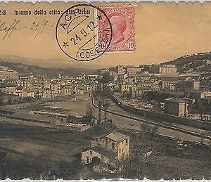 44537   CARTOLINA d'Epoca - COSENZA Città  - PANORAMA 1912