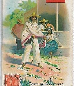20780 -  VENEZUELA - vintage ARTIST DRAWN postcard - POST ARROUND THE WORLD: