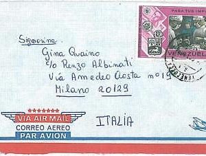 27386 - VENEZUELA  - POSTAL HISTORY : AIRMAIL COVER to ITALY-MEDICINE