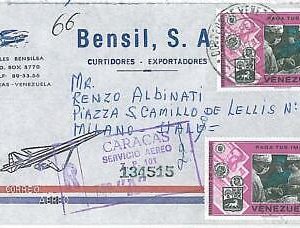 27385 - POSTAL HISTORY VENEZUELA : AIRMAIL COVER to ITALY - MEDICINE