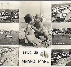 CARTOLINA d'Epoca - RIMINI provincia : Misano 1962