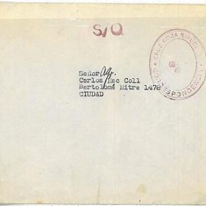 28453 - URUGUAY - POSTAL HISTORY: COVER - RED CROSS - NICE!