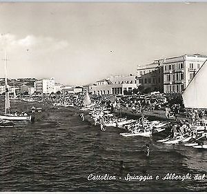 CARTOLINA d'Epoca - RIMINI provincia : Cattolica 1963