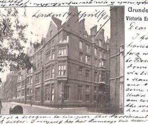 ac5410 - GB  - VINTAGE POSTCARD: Grundel Hotel, VicToria Embankment 1907 LONDON
