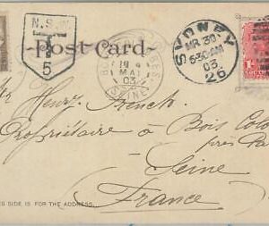 77276 - AUSTRALIA: New South Wales - Postal History -  POSTCARD to FRANCE taxed