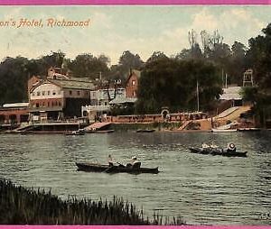 25168 - GREAT BRITAIN - VINTAGE POSTCARD - Richmond, Pigeon's Hotel - 1909