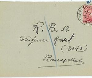 98550 - BELGIUM - POSTAL HISTORY - Belgique * 4 postmark on COVER  1911