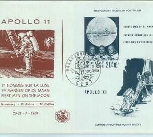 84053 - BELGIUM - POSTAL HISTORY -  FDC COVER  1969 Space APOLLO 11