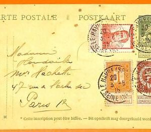 98986 - BELGIUM - POSTAL HISTORY -  STATIONERY CARD to FRANCE  1915