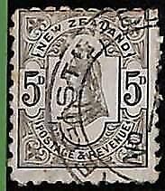 ZA0040b - NEW ZEALAND  - STAMP - SG # 223   Perf 10 - USED