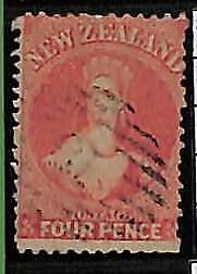 ZA0040e - NEW ZEALAND  - STAMP - SG # 119  perf 12 1/2* 13 - USED