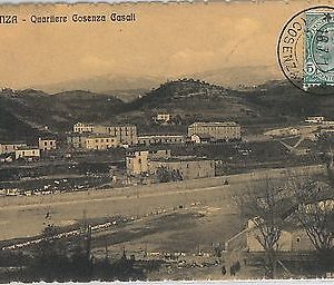 44548   CARTOLINA d'Epoca - COSENZA Città  - QUARTIERE CASALI 1912