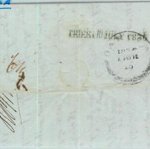 94317 - RUSSIA  - POSTAL HISTORY - PREPHILATELIC Cover from ODESSA to ITALY 1836