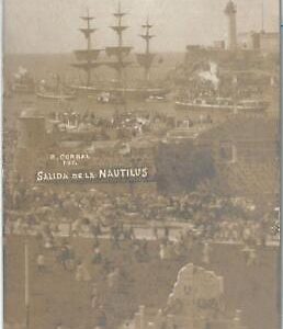 69376 - HAVANA - REAL PICTURE Photo: Nave Escuela NAUTILUS 1908 Ship Boat