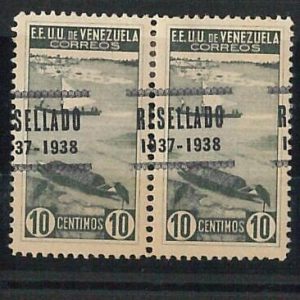 66228 -  VENEZUELA - STAMP ERROR: OVERPRINT ERROR