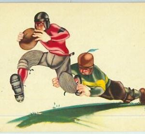 Lib7378 - VINTAGE Illustrated SPORT POSTCARD - AMERICAN FOOTBALL  1933  ITALY