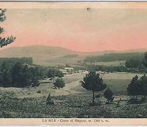 44563   CARTOLINA d'Epoca - COSENZA provincia - SILA : Croce di magara 1942