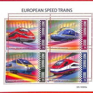 A4866 - SIERRA LEONE -ERROR MIPERF Miniatur s: 2019 Europäische...