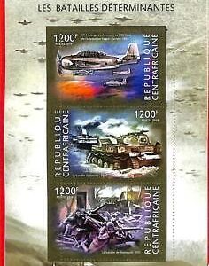 A0298  - CENTRAL AFRICAN REP. -  ERROR MISSPERF  2015  WW II WAR Война