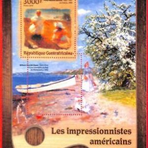 A3875 - Central African - ERROR MISPERF, Souvenir s: 2016, W. Merritt Chase, Art