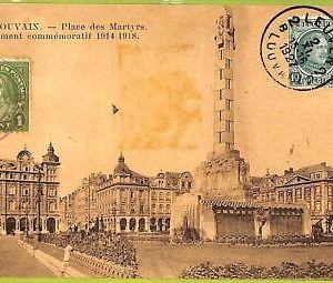 af4893 - BELGIUM Belgique -Carte Postal Ancienne VINTAGE POSTCARD-Louvain-1927