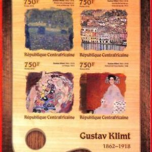 A3869 - Central African Rep - ERROR IMPERF, Miniature sheet - 2016 Art  KLIMT