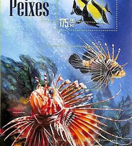 A8174 - MOCAMBIQUE - ERROR MISPERF Stamp Sheet -2016 MARINE LIFE Fishes
