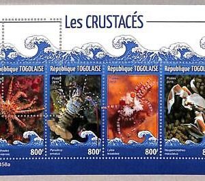 A3598-Togo ERROR MISSPERF 2019 Nature CRUSTACEAN SEA LIFE Marine Animals