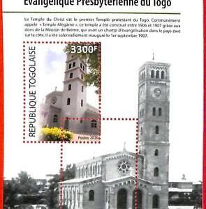 A3152- TOGO, ERROR MISSPERF Souvenir sheet: 2020 Evangelical Presbyterian Church